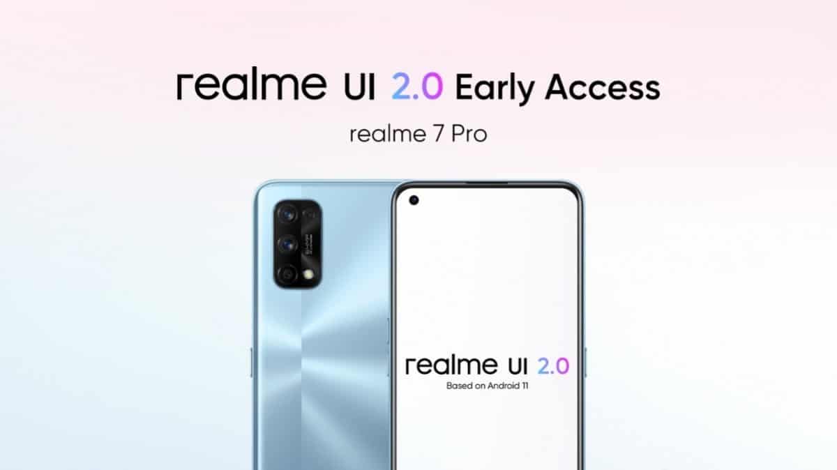 ریلمی 7 پرو رابط کاربری Realme UI 2.0 را بر پایه اندروید 11 تحت برنامه دسترسی سریع دریافت کرد
