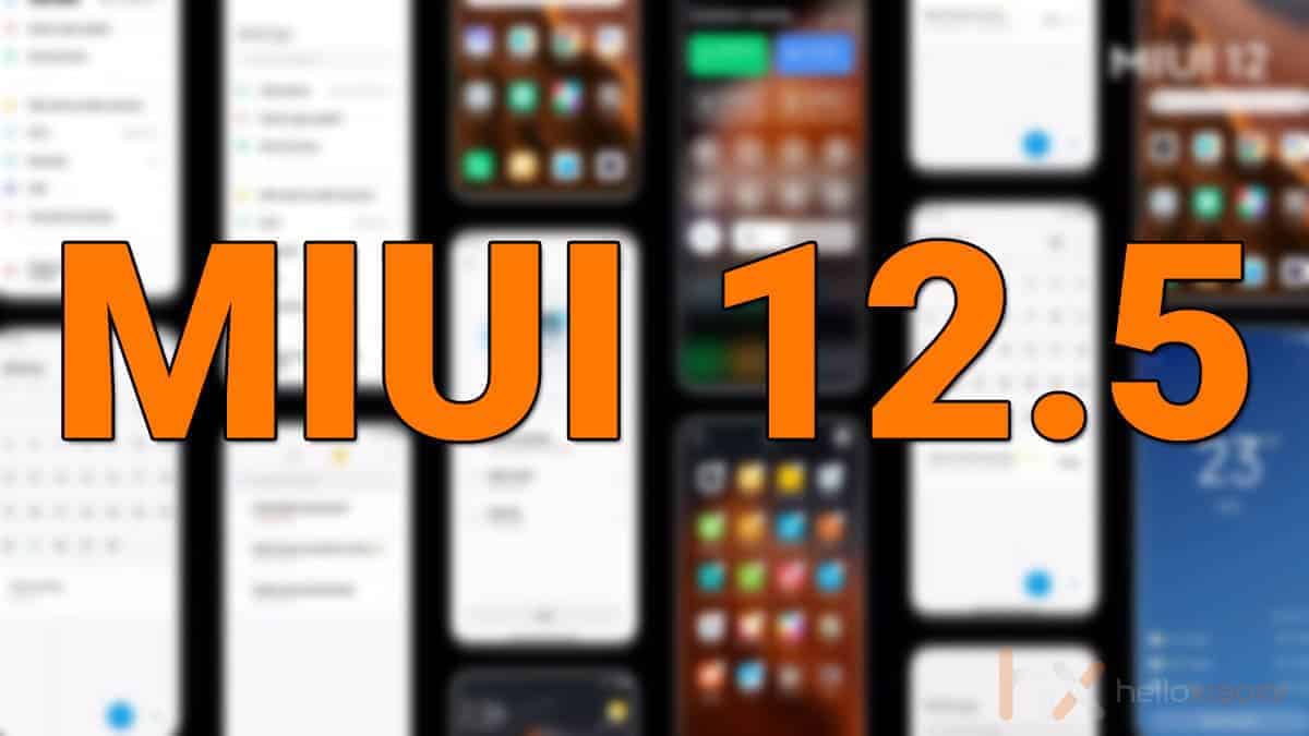 رابط کاربری MIUI 12.5 فرا معرفی خواهد شد