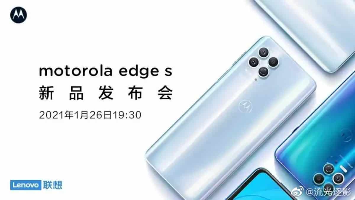 پوستر رسمی موتورلا Edge S، طراحی این گوشی را تأیید کرد