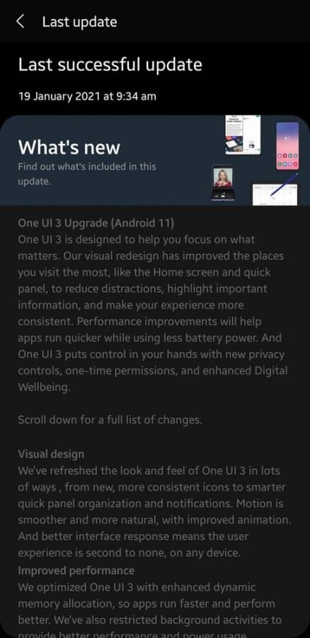 آپدیت OneUI 3.0 مبتنی بر اندروید 11 برای گلکسی M31 منتشر شد