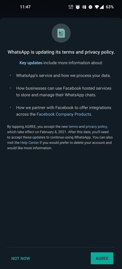 واتساپ تمام اطلاعات کاربران را با فیس‌بوک به اشتراک می‌گذارد