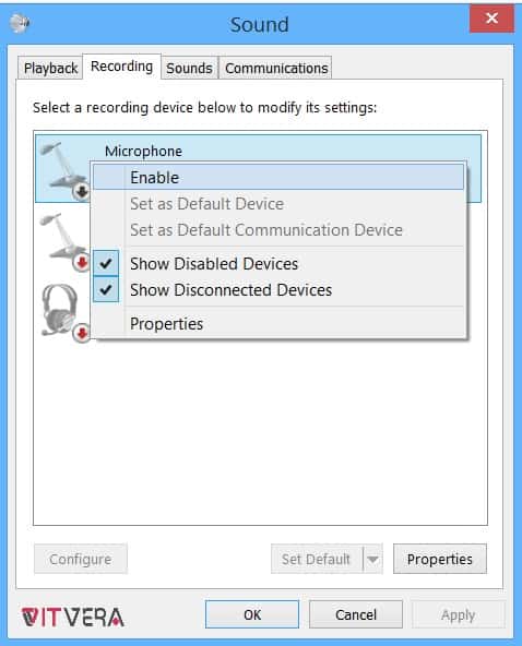 فعال و غیر فعال کردن میکروفون لپ تاپ در ویندوز 10
